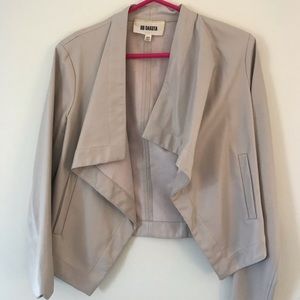 BB Dakota Cream Leather Jacket